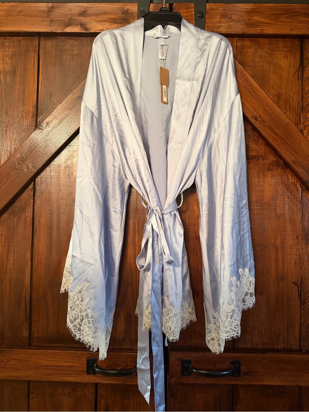 SKIMS Silk Lace Robe